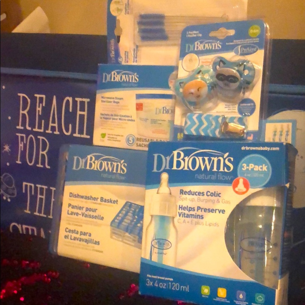 Dr Brown’s, Lot of 5 baby items, NWT, feeding